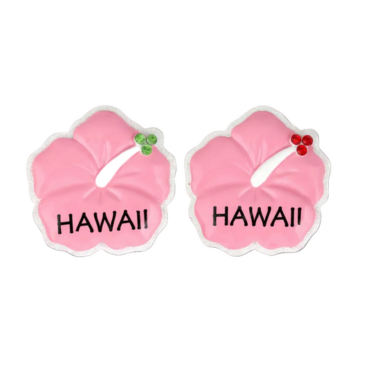 126HM: Hibiscus "HAWAII" Magnet