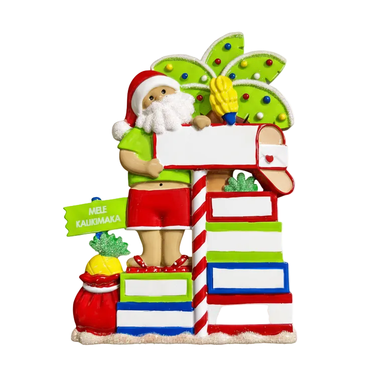 266: Hawaiian Santa Mailbox - 6