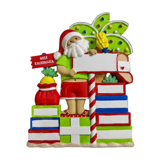 268: Hawaiian Santa Mailbox - 8