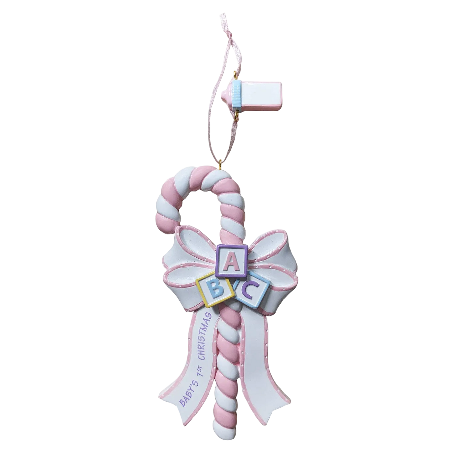 CAN262G: Baby Girl ABC Candy Cane