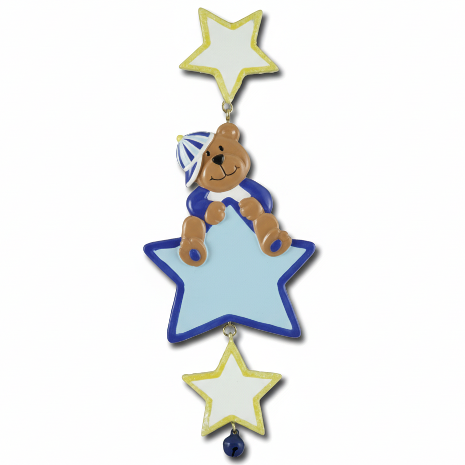 CR111: Baby Boy Bear w/ Stars