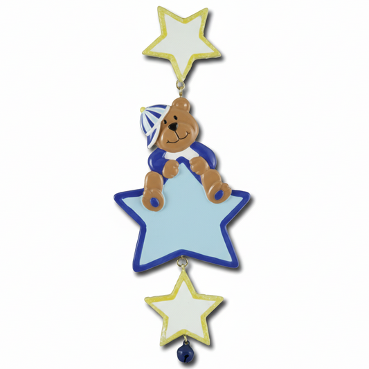CR111: Baby Boy Bear w/ Stars