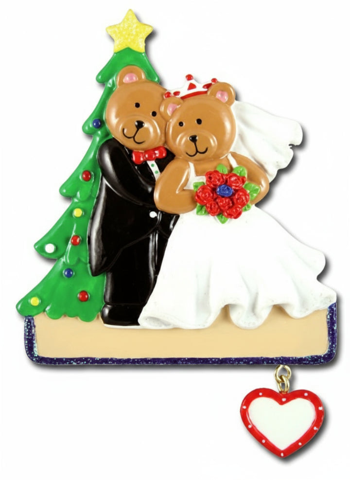 CR139: CHRISTMAS TREE WEDDING COUPLE