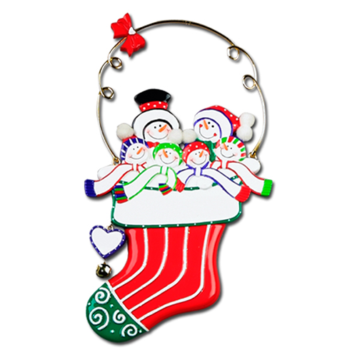 CR296: SNOWMAN STOCKING 6
