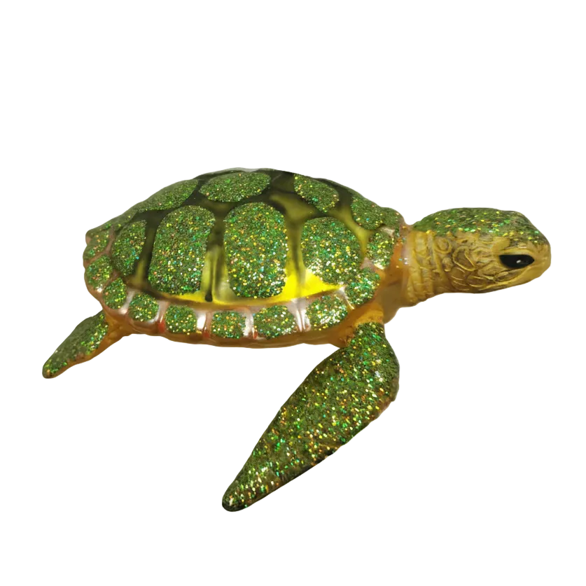 HZZ125: Glass Green Sea Turtle