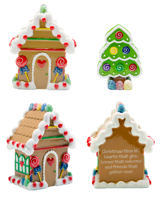 LR114: GINGERBREAD HOUSE & TREE