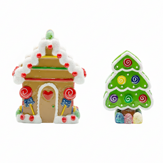 LR114: GINGERBREAD HOUSE & TREE