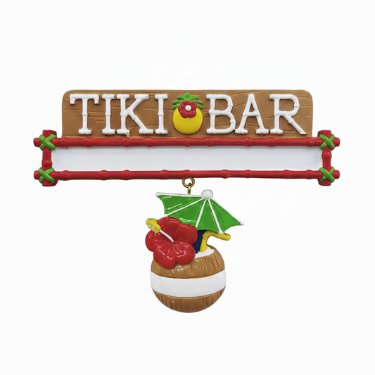 LR130T: Tiki Bar Sign w/ Coconut Drink