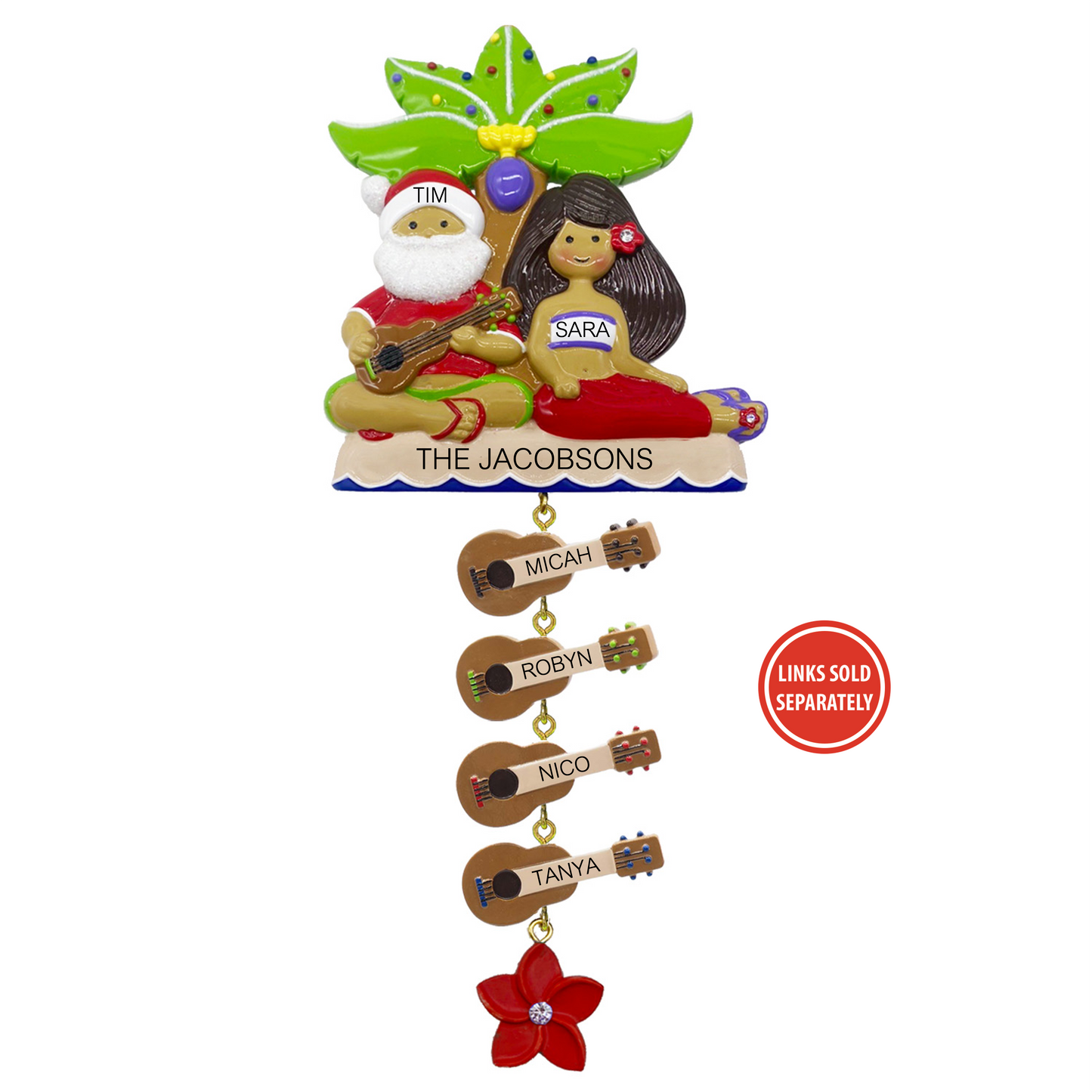 LR134: Santa Ukulele Couple