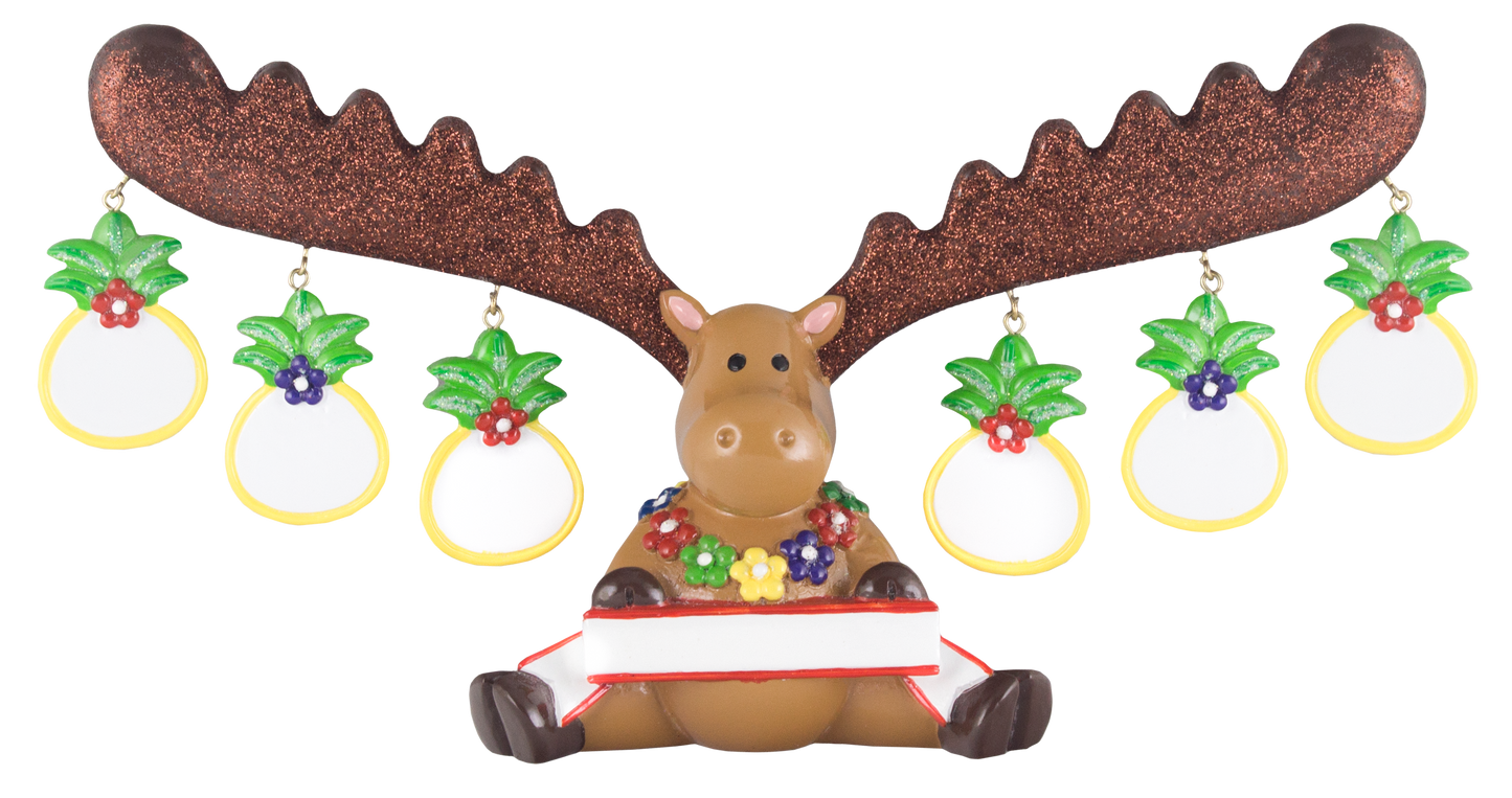 LR306T: Tropical Moose Figurine - Family 6