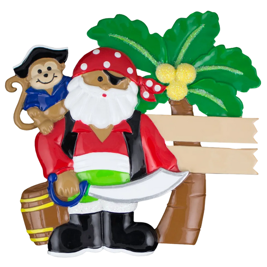 NT188: Pirate Santa & Monkey