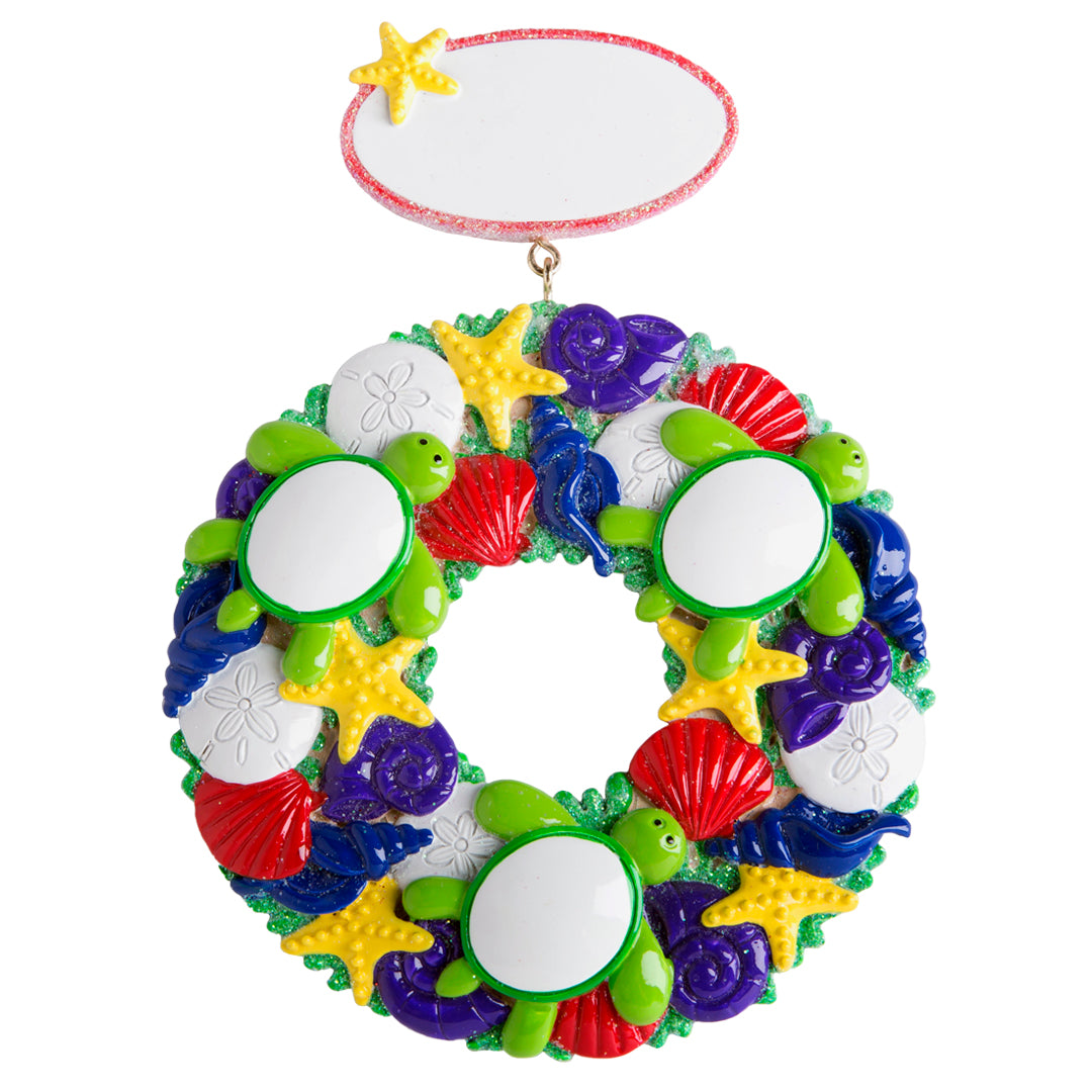 NT153PM: Sea Turtle Wreath - Family-3