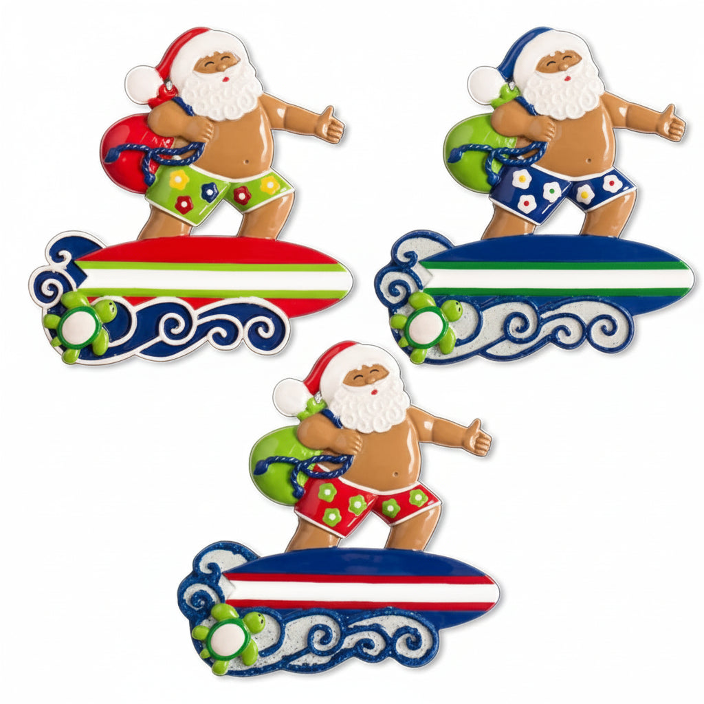 NT194T: Tropical Surfing Santa