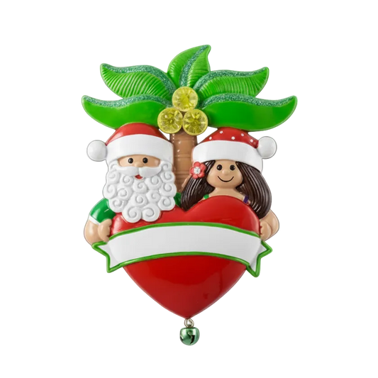 NT214: Tropical Couple w/ Heart