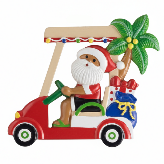 NT232: Golf Cart Santa