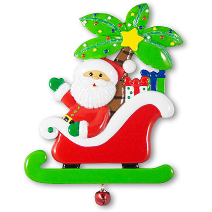 NT247: Santa Sleigh Palm Tree