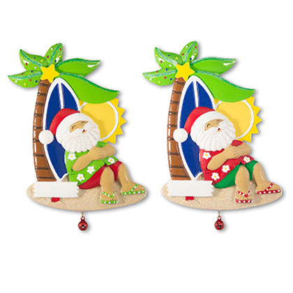 NT250: Santa Under Palm Tree