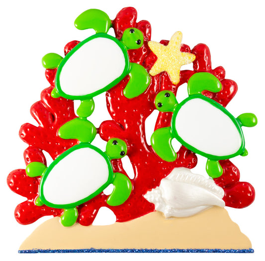 NT293: Sea Turtle Coral Family-3