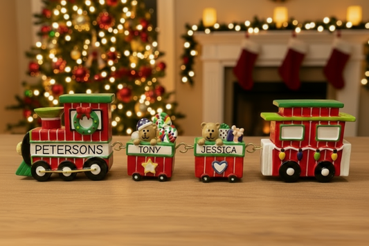 LR109N_LR209: Tabletop Train Set + 2 Train Carts (4-piece set)