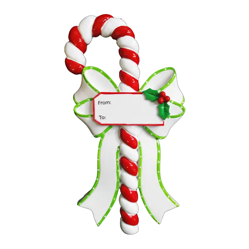 CAN103: Gift Tag Candy Cane