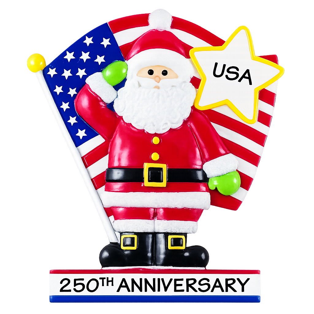 CR505USA: 250th Anniversary Patriotic Santa
