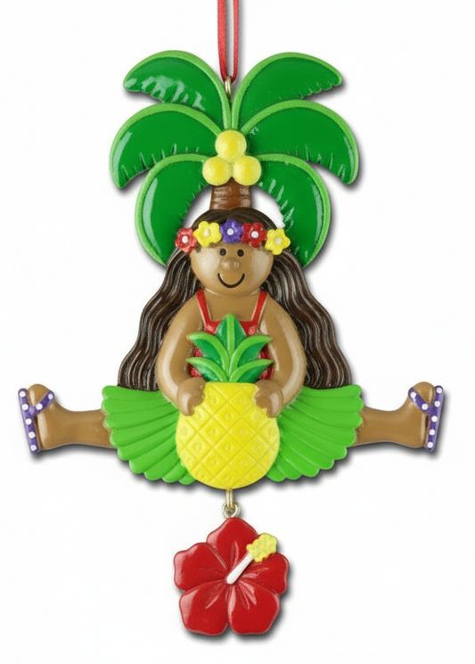 LR117: Hula Girl w/ Pineapple