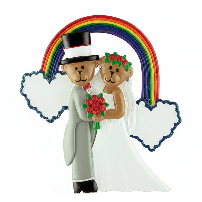 CR159: Wedding Rainbow Couple - 24 Pack