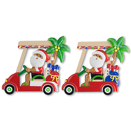 NT232: Golf Cart Santa