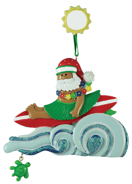 114: SANTA ON SURFBOARD
