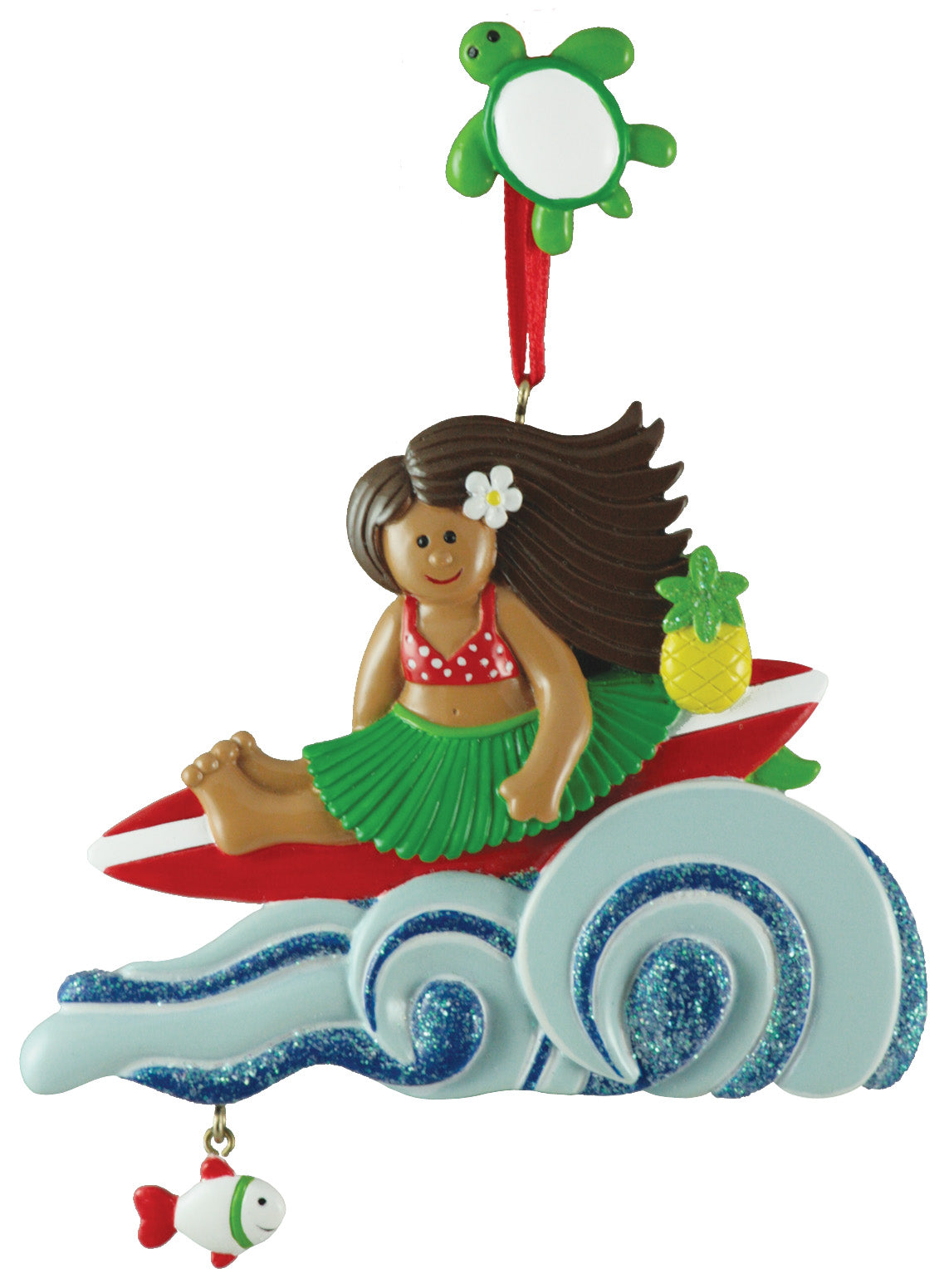 115: HULA GIRL ON SURFBOARD