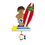 117N: Surfer Boy Ornament