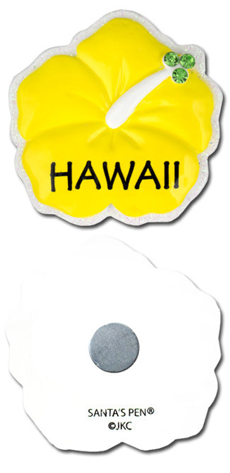 126HM: Hibiscus "HAWAII" Magnet