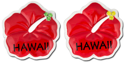 126HM: Hibiscus "HAWAII" Magnet