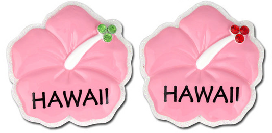 126HM: Hibiscus "HAWAII" Magnet