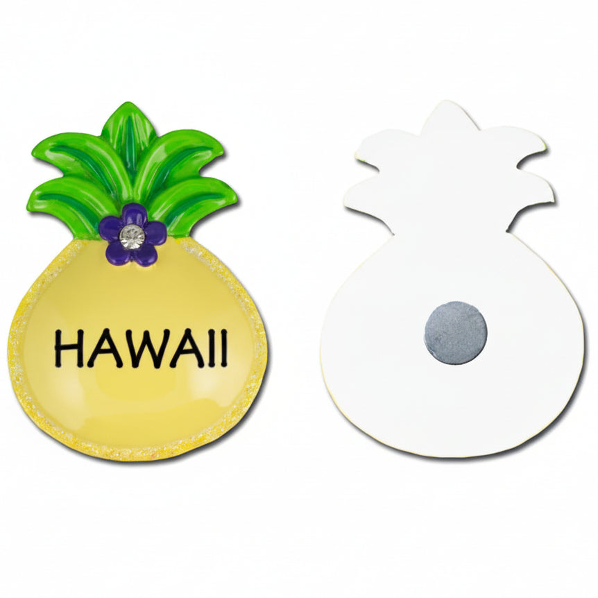 Pineapple "HAWAII" Magnet