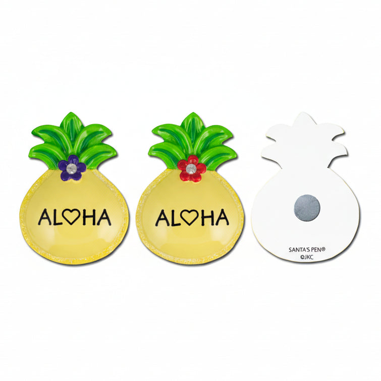 Pineapple "ALOHA" Magnet