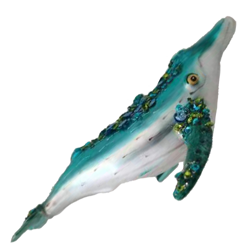 HZZ115: Glass Cetacean Whale