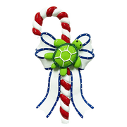 CAN256: Sea Turtle Candy Cane - 24 Pack