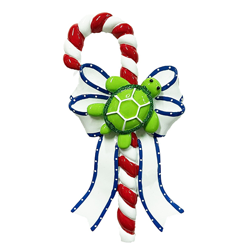 CAN256: Sea Turtle Candy Cane