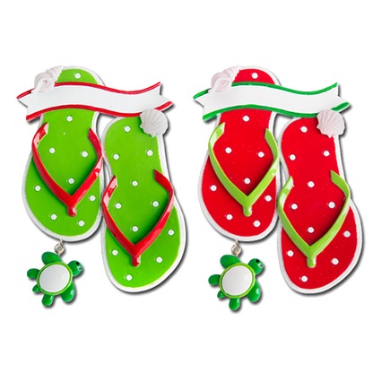 KK427: FLIP FLOP - SHELL & TURTLE