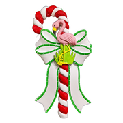 CAN259: Flamingo Candy Cane - 24 Pack