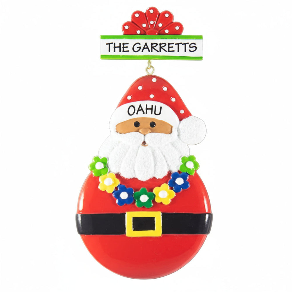 251: Hawaiian Santa Ornament Ball