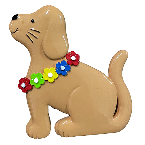 253: Dog with Lei