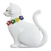 263: Cat w/ Lei