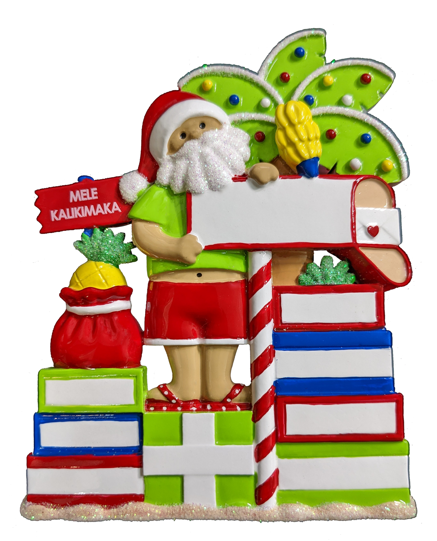 268: Hawaiian Santa Mailbox - 8
