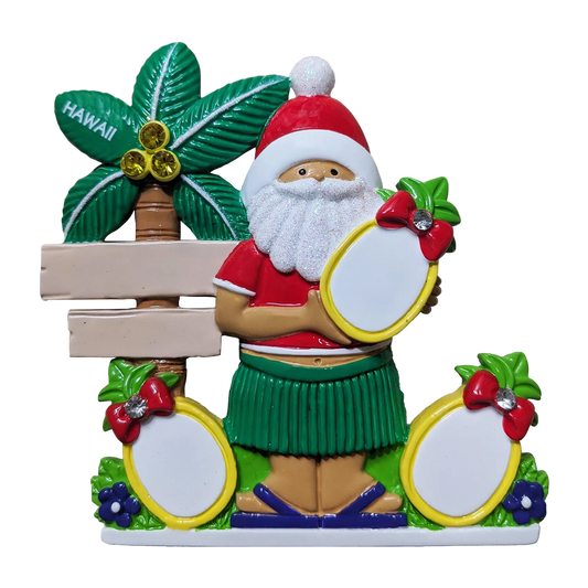 313: Pineapple Family of 3 Tabletop Ornament