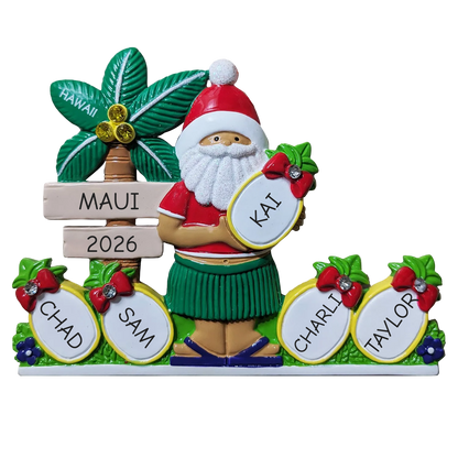 315: Pineapple Family of 5 Tabletop Ornament