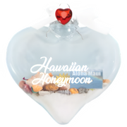 BB101HH: Heart Ornament - Hawaiian Honeymoon