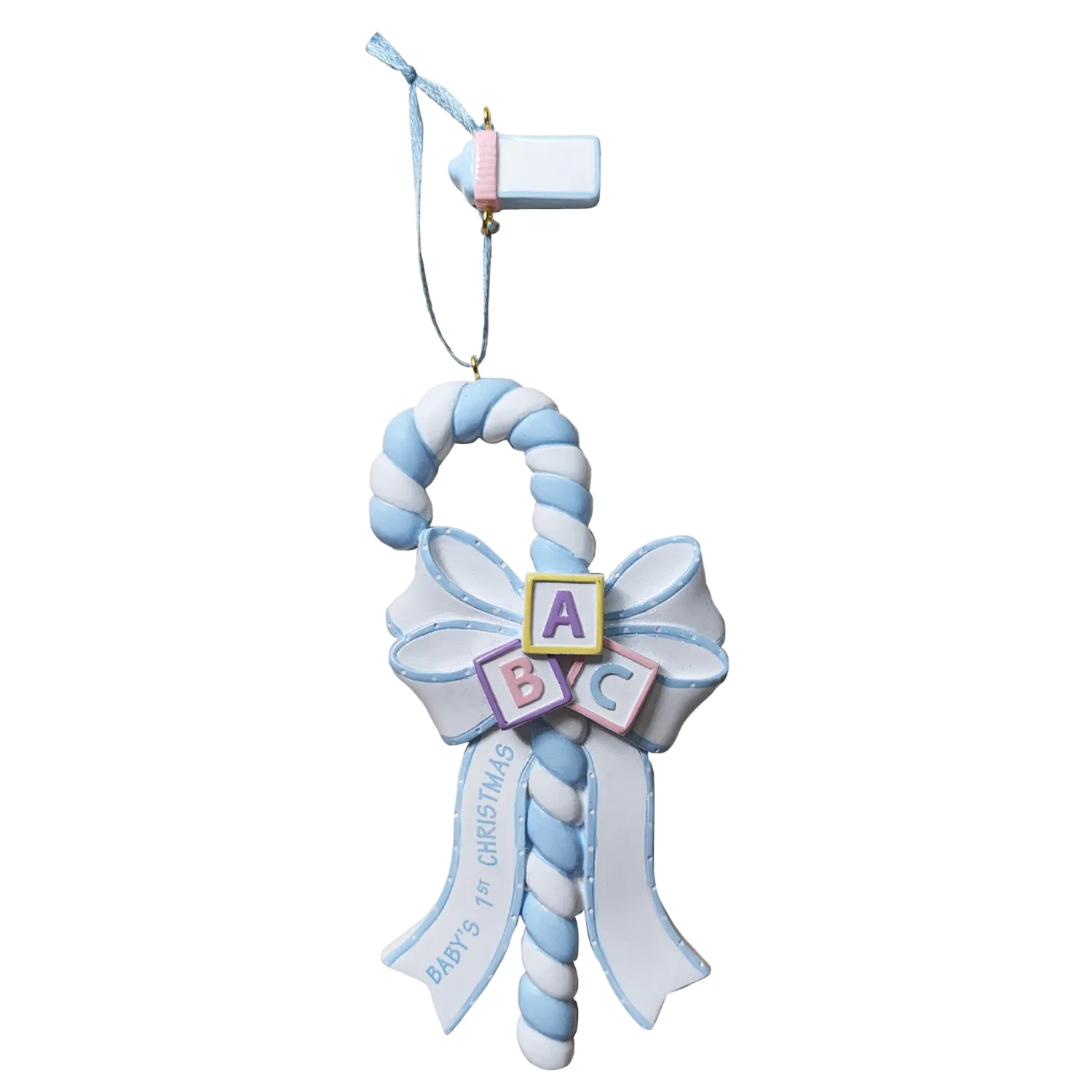 CAN262B: Baby Boy ABC Candy Cane