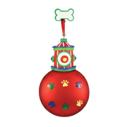 CL159: Glass Dog Fire Hydrant Ball